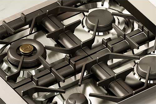 ILVE UHCP48FSSLP Professional Plus II 48 inch Built-In Gas Rangetop with Griddle, in Stainless Steel (Liquid Propane)