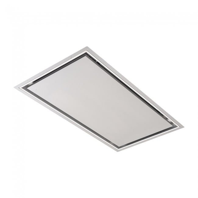 Luxair Luxair Caporra 120cm x 50cm Ceiling Cooker Hood with Powerful External Flat Roof Mounted Motor - Stainless Steel - My Store