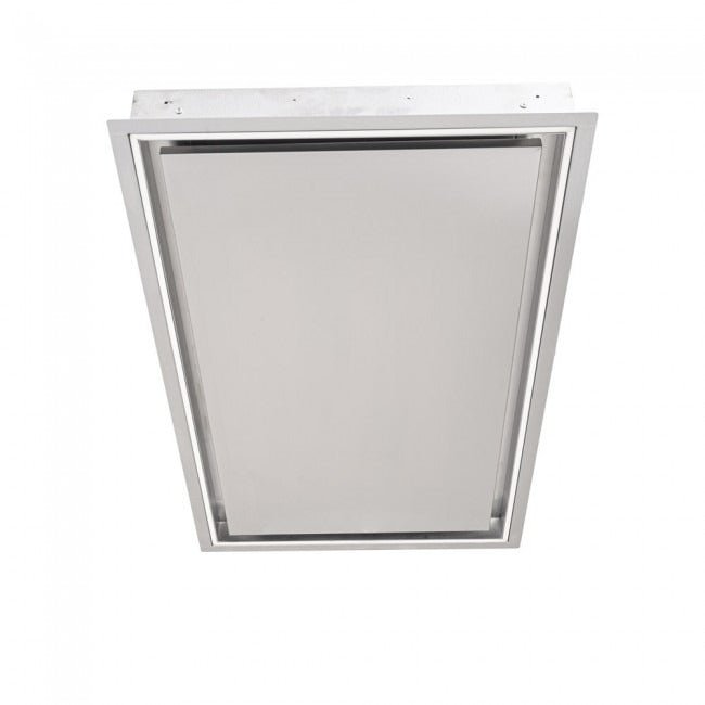 Luxair Luxair Caporra 120cm x 50cm Ceiling Cooker Hood with Powerful External Flat Roof Mounted Motor - Stainless Steel - My Store