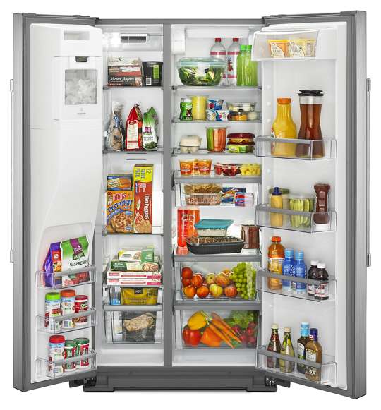 Maytag 36-Inch Wide Counter Depth Side-by-Side Refrigerator (21 Cu. Ft)