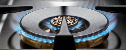 Bertazzoni PRO126G2EXT Duel Fuel Range Cooker (120 cm 6-burner + griddle, Electric Double Oven)