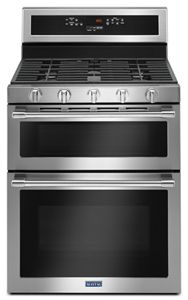 Maytag 30-Inch Wide Double Oven Gas Range With True Convection