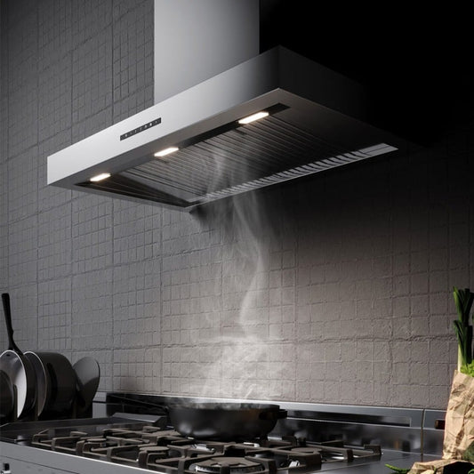 Luxair Lusso 120cm Semi Professional T Shaped Cooker Hood - Stainless Steel - My Store