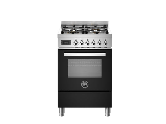Bertazzoni 60 cm Professional Series 4 - burner Duel Fuel Range Cooker (PRO64L1EXT) - My Store