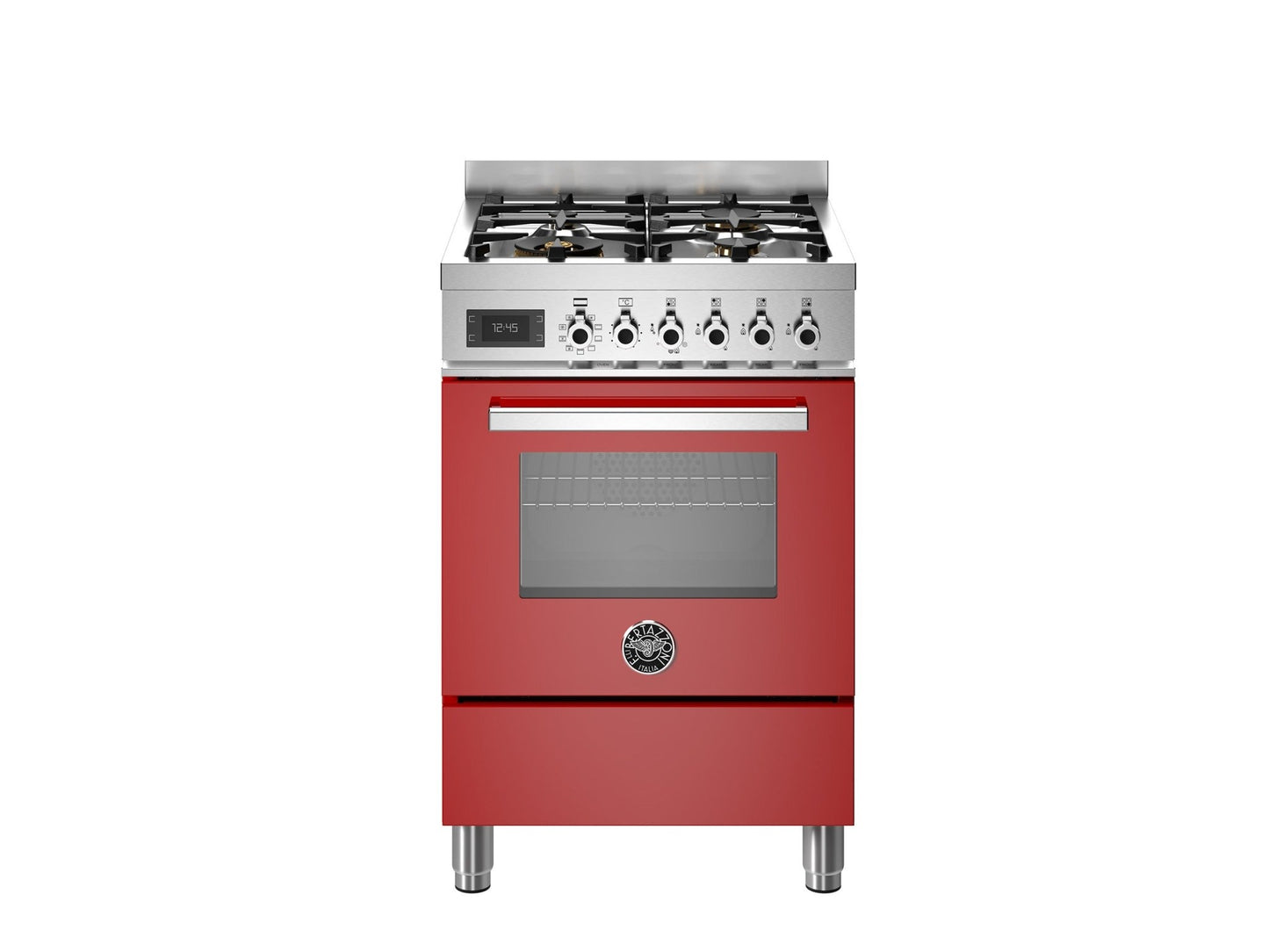 Bertazzoni 60 cm Professional Series 4 - burner Duel Fuel Range Cooker (PRO64L1EXT) - My Store