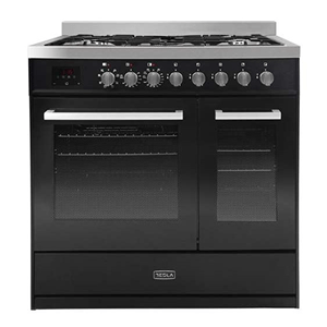 Tesla T90DDFRCB Level 3 Professional Dual Fuel Range Cooker - My Store