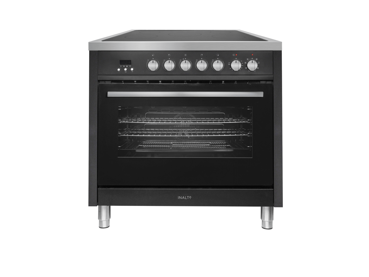 Inalto 90cm Class 2 Professional Ceramic Range Cooker - IR90CEB - My Store