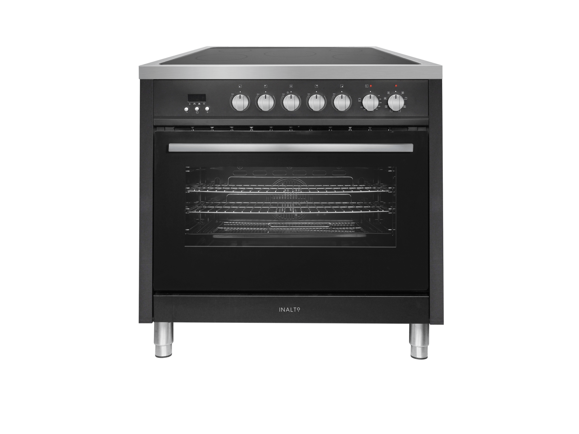 Inalto 90cm Class 2 Professional Ceramic Range Cooker - IR90CEB - My Store
