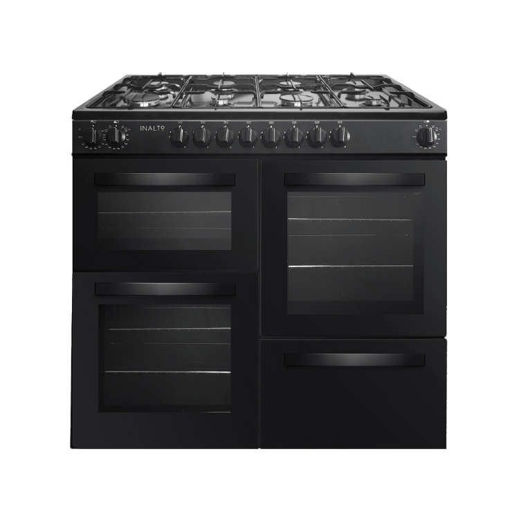 Inalto 100cm Dual Fuel Range Cooker - IR100DFMCB - My Store