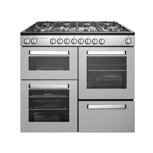 Inalto 100cm Dual Fuel Range Cooker - IR100DFMCSL - My Store