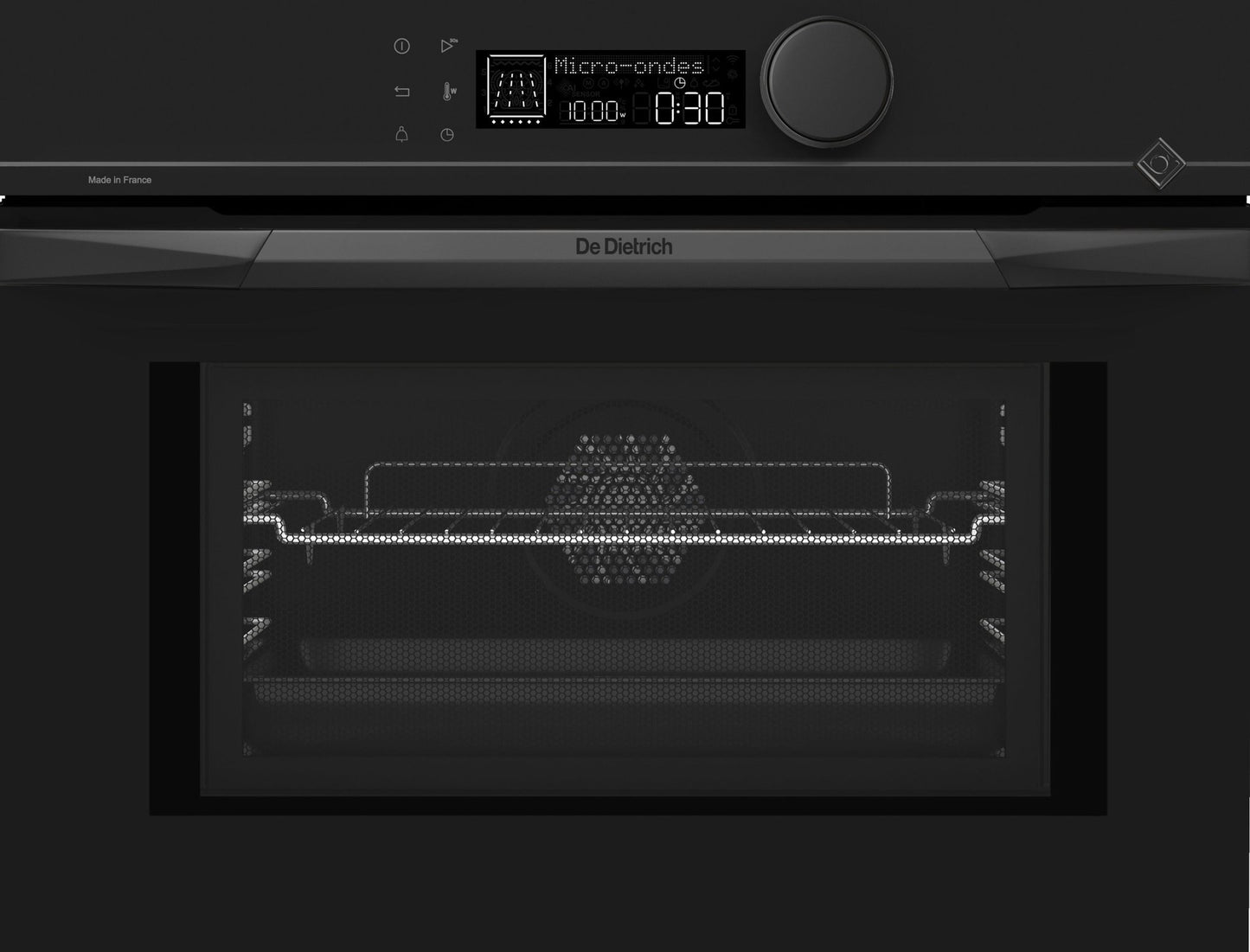 De Dietrich DKC4536B Combi Microwave - Infinite Black - My Store