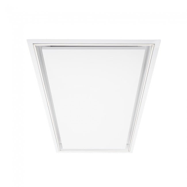 Luxair Luxair Caporra 120cm x 50cm Ceiling Cooker Hood with Powerful External Flat Roof Mounted Motor - White - My Store